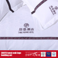100Cotton Embroidery Hotel Logo Bedding Set Hotel Sheets